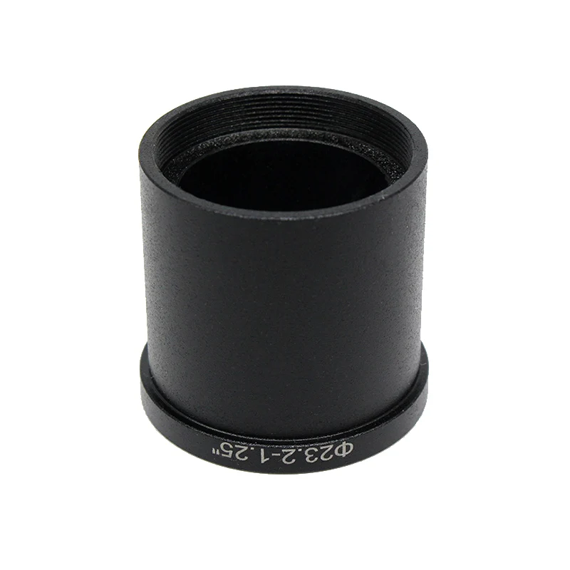 Adattatore da 23.2mm interno a 1.25 pollici di diametro esterno per oculare per microscopio biologico o fotocamera USB per telescopio astronomico