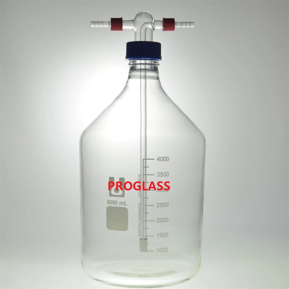 Laboratory New Washing Bottles with Removable Hose Connectors,End with the Fritted Disc G2