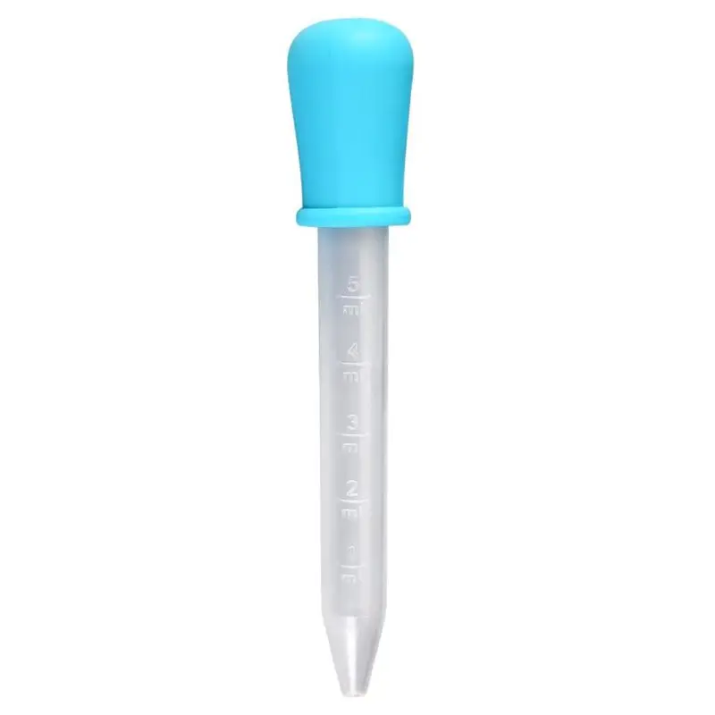 6 Pcs Baby Dropper Medicine Feeder Child Medicine Device Silicone Pipette Liquid Food Dropper Infant Utensils 5ML