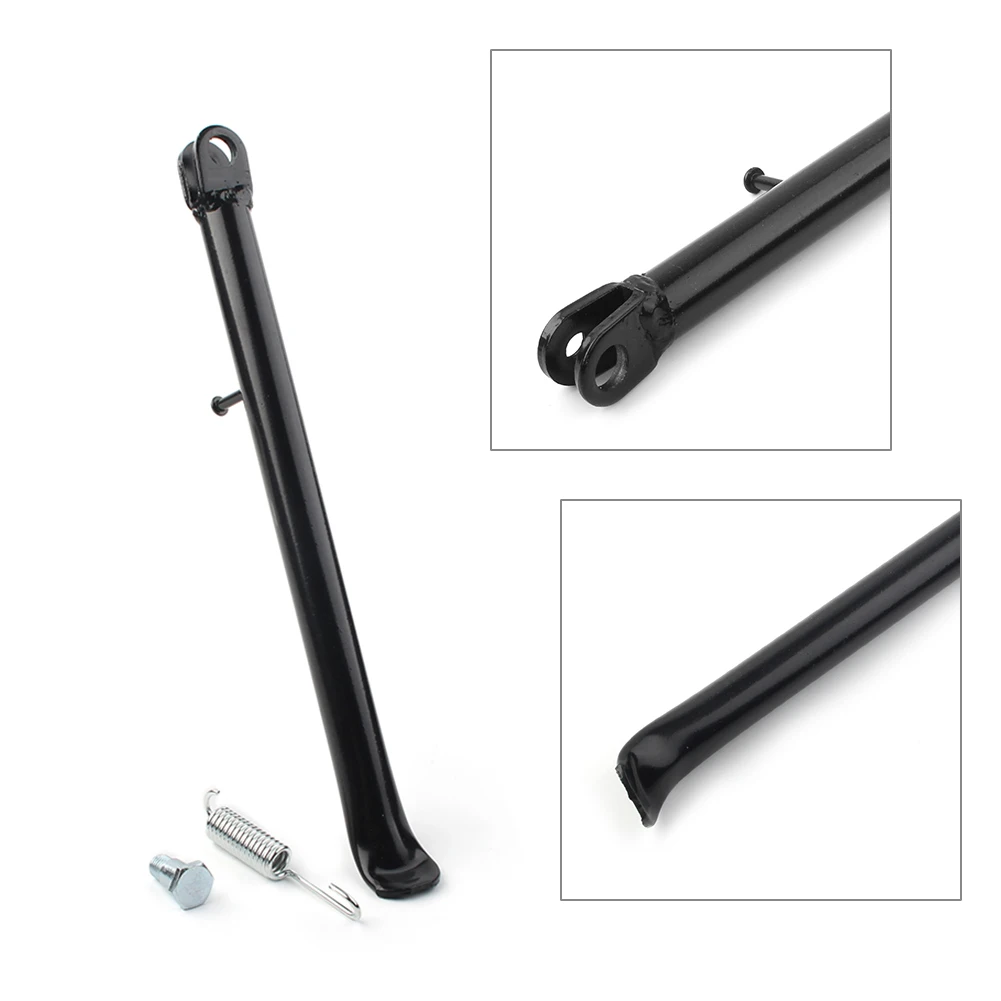 

32cm Black Motorcycle Kickstand Side Stand For Dirt Bikes 70cc 90cc 110cc 125cc