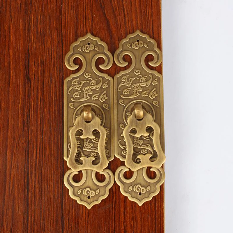 

Chinese Antique Drawer Knob Furniture Hardware Classical Wardrobe Cabinet Shoe Door Handle Closet Cone Bookcase Vintage Pull