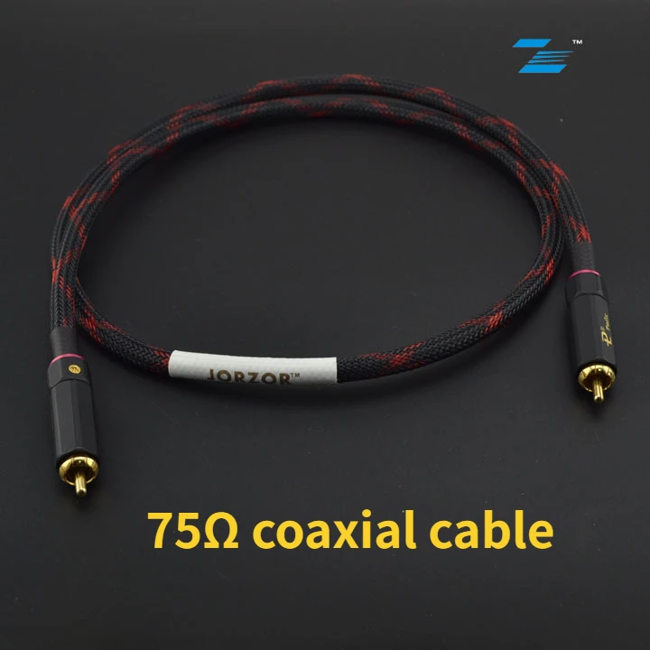 75Ohms Professional HD digital coaxial Cable RCA to RCA male to male video Audio For  DAC TV spdif Gold speaker hifi Subwoofer