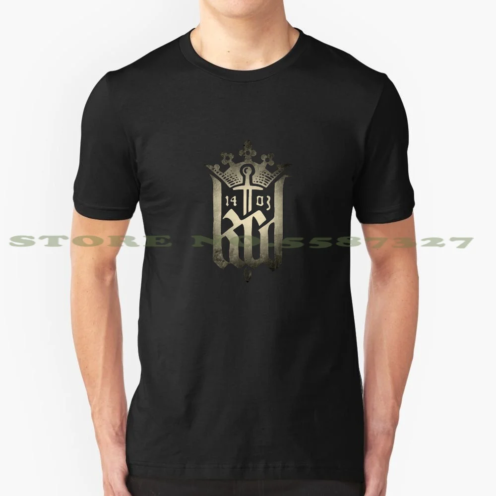 Kingdom Come : Deliverance 100% Cotton T-Shirt Kingdom Come Deliverance King Ps4 Trending Rpg Role Playing Game Castle Knight