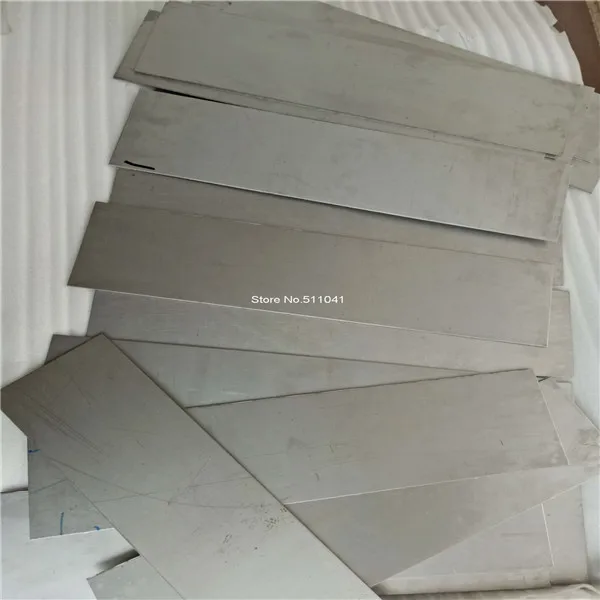 titanium plate sheet 1mm thick 5x 1mm*40mm*500mm ti gr.2 5x 1mm*40mm*500mm 10pcs wholesale