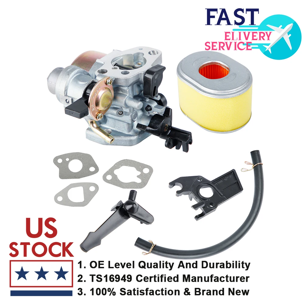 High Performance Carburetor w/ Air Filter Fit For Honda GX160 GX140 GX200 5.0/5.5/6.5HP 16100-ZH8-W61