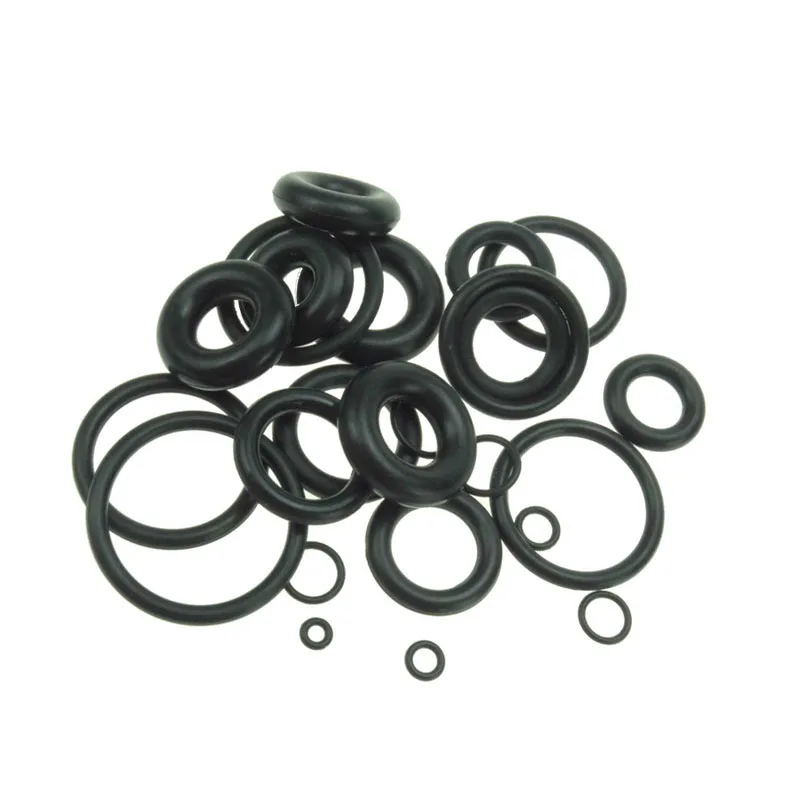 CS 2.0mm OD 6~182mm Black NBR O Ring Seal Gasket  Nitrile Butadiene Rubber Spacer Oil Resistance Washer Round Shape