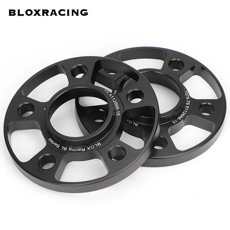 7075 알루미늄 단조 휠 스페이서 어댑터, PCD 5x112 CB = 66.6mm (ID = OD), BMW 신형 G 시리즈 자동차, 2 개, 12mm, 15mm, 20mm 썸네일 4