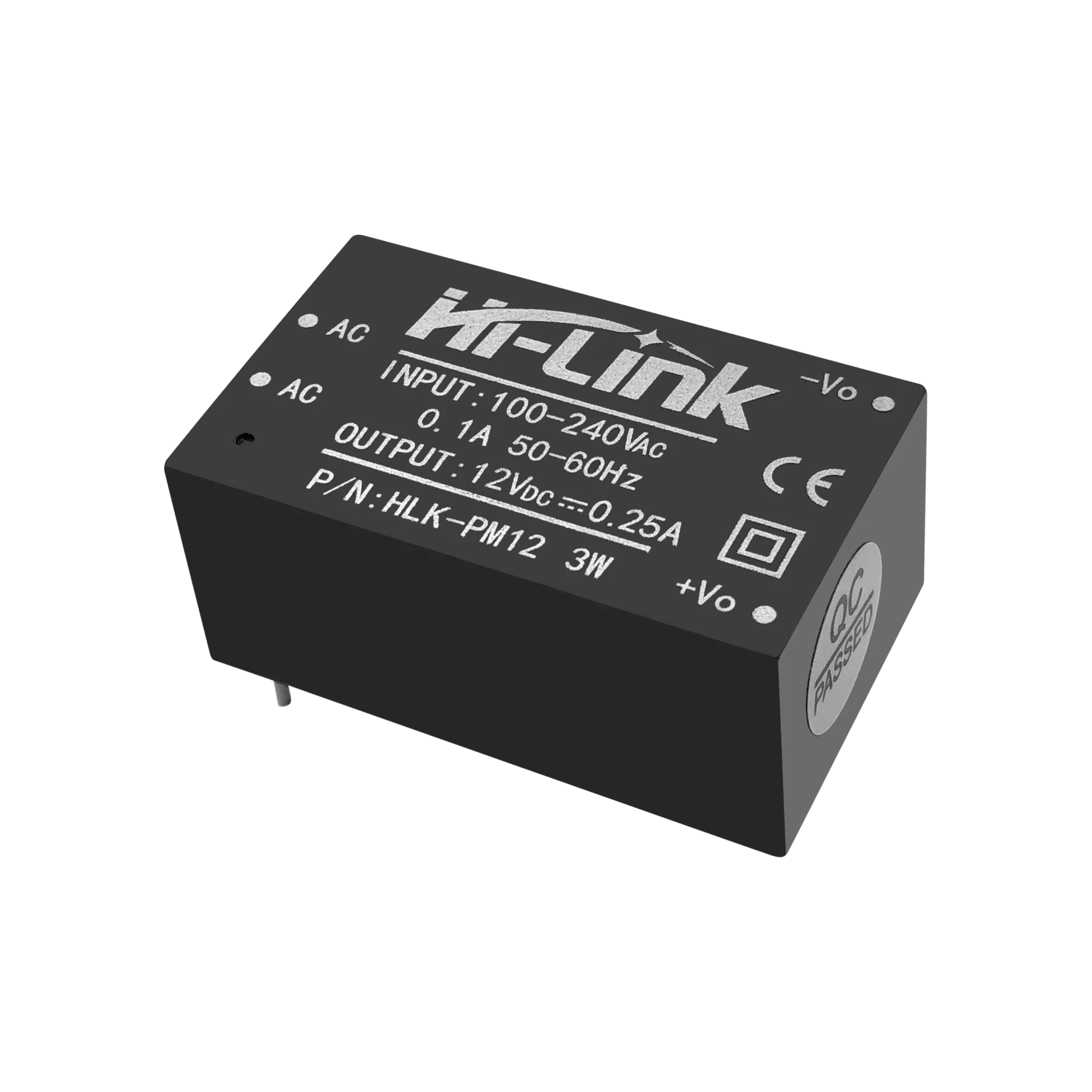 ミニ電源モジュール220v,絶縁スイッチ,オリジナル,ハイリンク,ac dc 12v 3w,HLK-PM12,送料無料,2個