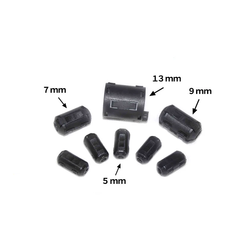 [5mm] 10PCS Snap magnetic ring filter degauss ring detachable buckle filter anti-interference shield magnetic buckle core