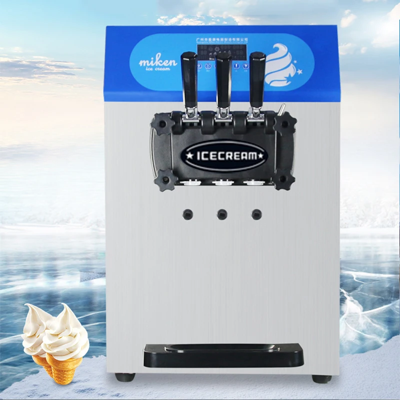 

Slant Smart Ice Cream Machine 22-25L/H Mixed Flavor Cone Ice Cream Machine 1800W One-key cleaning and easy operation