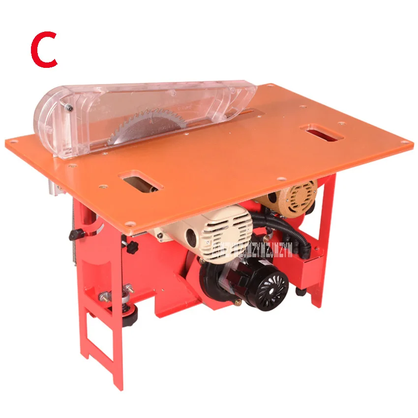 Sierra de mesa de carpintería multifuncional KW-96 sierra Circular eléctrica sin polvo decoración del hogar maquinaria de carpintería sierra de mesa 220V