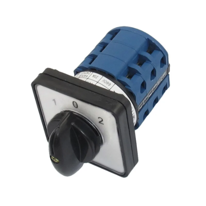 Electric 3 Position 12 Terminals Rotary Cam Changeover Switch 660V 20A