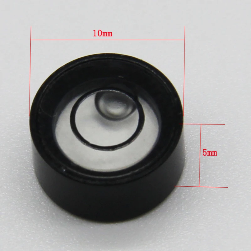 Metal circular horizontal bubble electronic balance level bubble 10*5mm