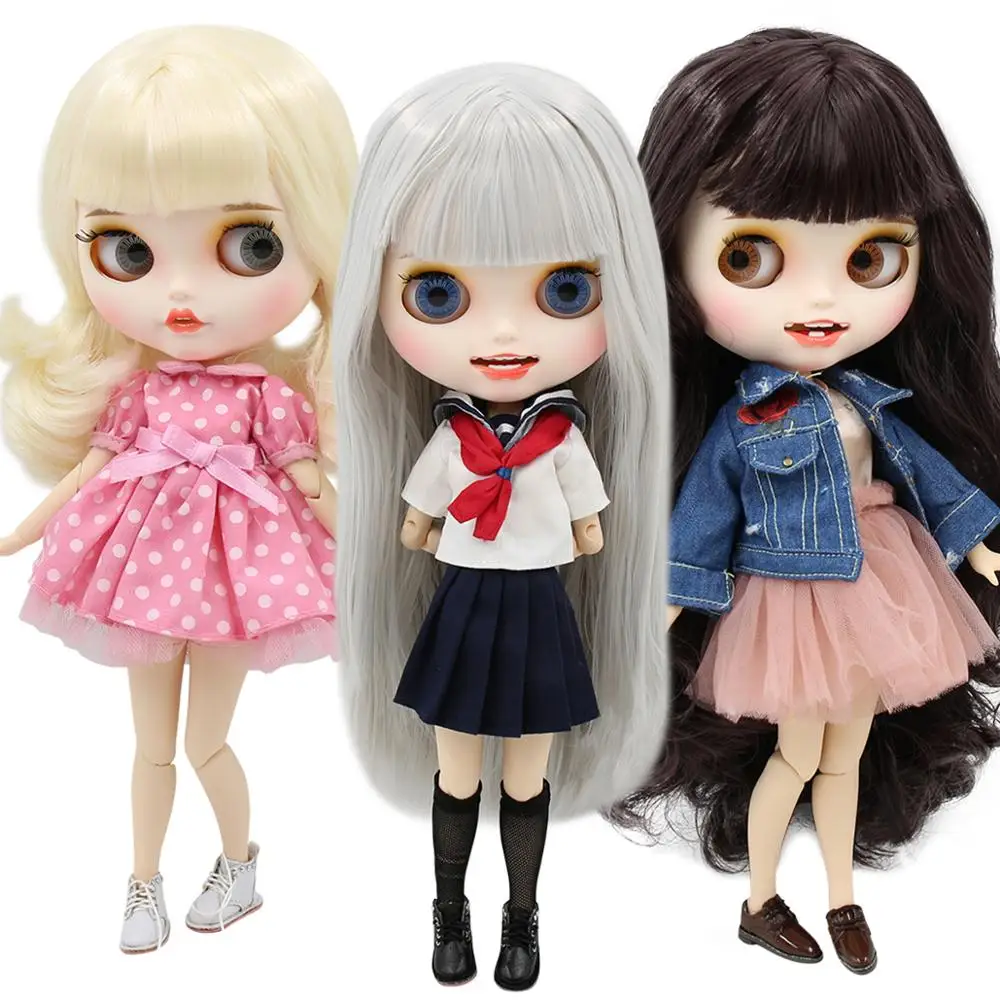 Blyth-カスタマイズされたビニールの関節人形1/6 bjd,24のおもちゃ,白い肌,フェイス,マット,女の子へのギフト,30cm