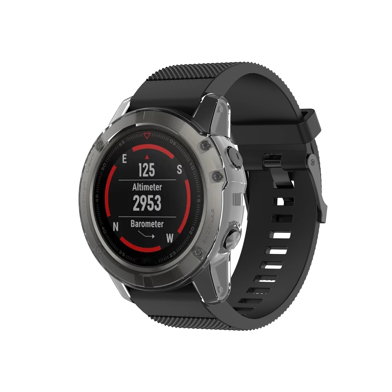 Garmin Fenix 5 5s 5x TPU 실리콘 시계 케이스 커버, 스마트 팔찌 보호 프레임 쉘 교체 충격 방지 클리어 케이스