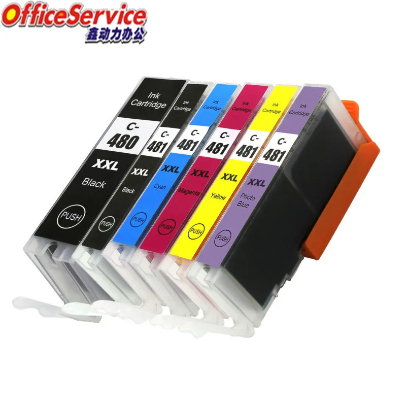 

PGI-480 CLI-481 PGI480XL CLI481 ink Cartridge Compatible For Canon, suit for TS8140 TR7540 TR8540 TS6140 TS9140 inkjet printer