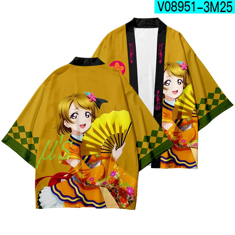 Anime Love Live Nozomi Tojo Cosplay Costume Haori Japanese Kimono Cardigan Shirt Harajuku Jackets Halloween Party for Men Women