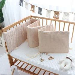 Baby Bed Bumper For Newborns Girls Boys Room Decoration Thick Soft Kids Cot Protector Cushion Protective Pads Around the Crib