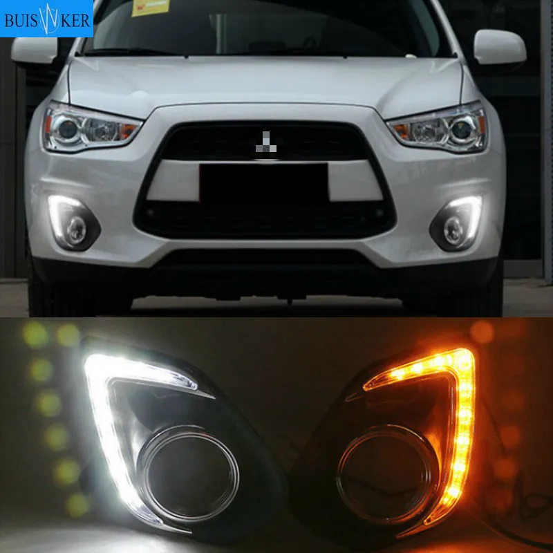 

Ru Stock for Mitsubishi RVR ASX Outlander Sport 2013-2015 LED DRL Running Lights Daytime Daylight 12v lamp car-Styling light