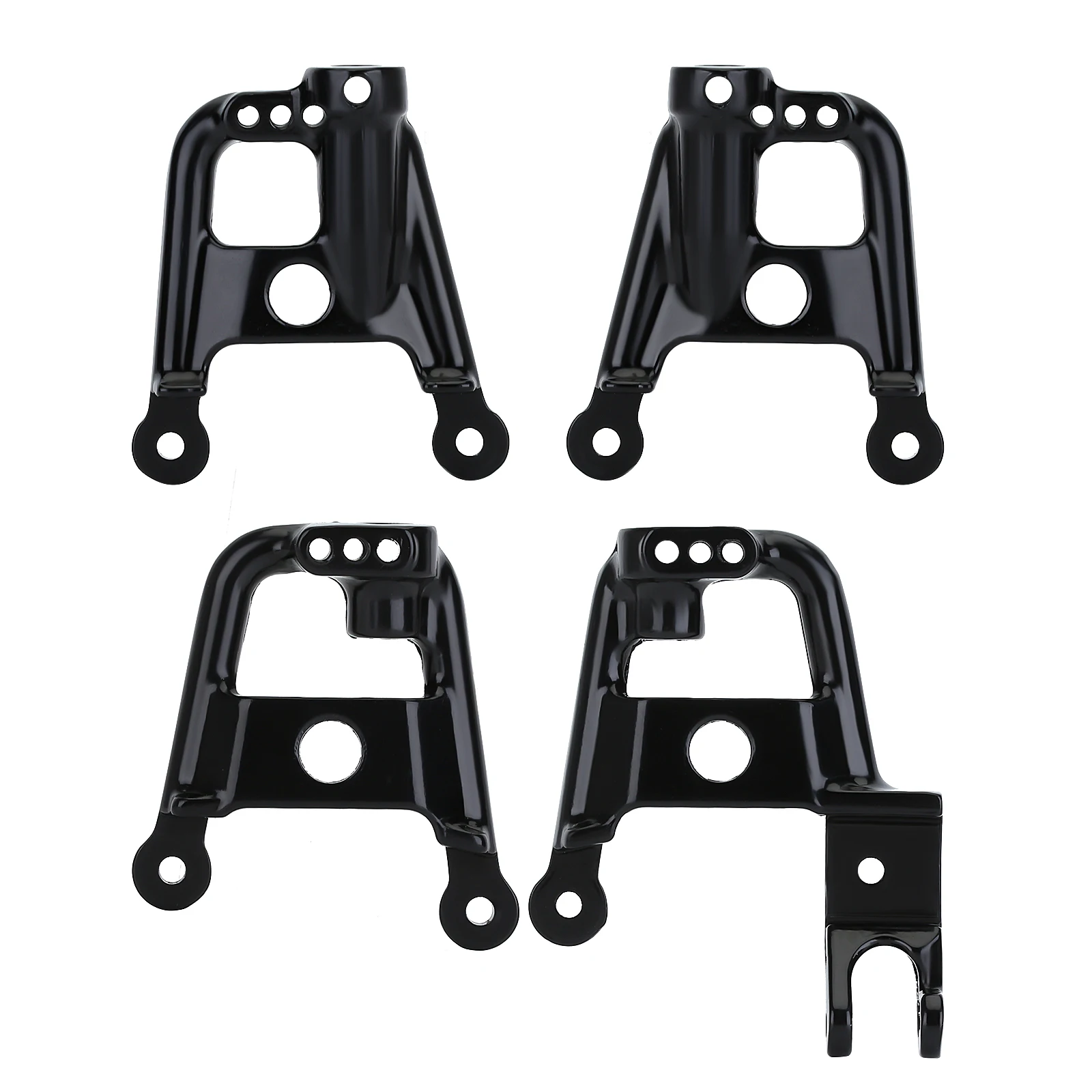 INJORA Heavy Duty Metal Front & Rear Shock Towers Mount For 1/10 RC Crawler Car Axial SCX10 II 90046 Upgrade Parts