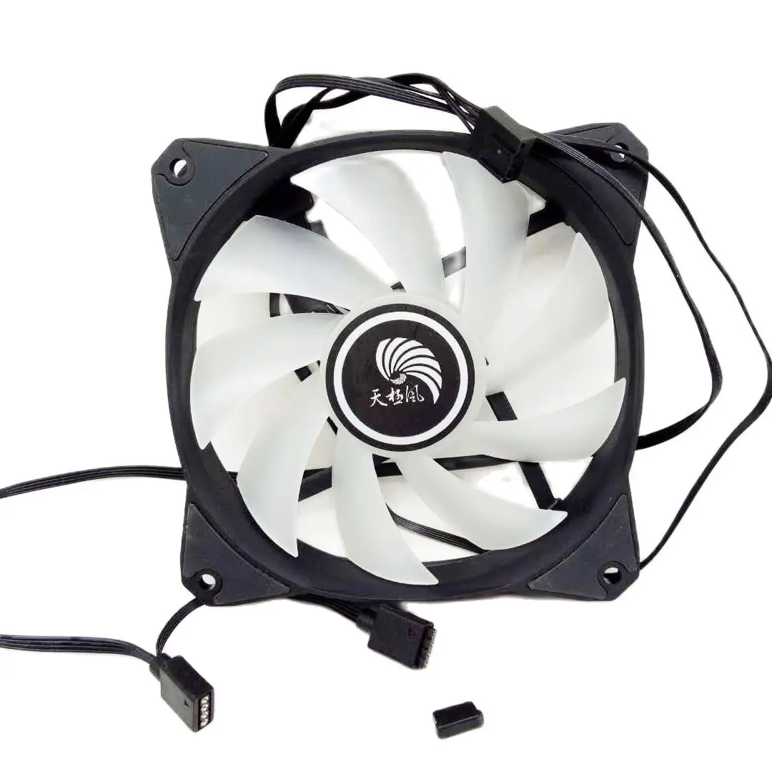 12cm AURA RGB 12V 4PIN Case Fan Quiet PC Radiator CPU Cooler ARGB 4pin sync with motherboard Fans