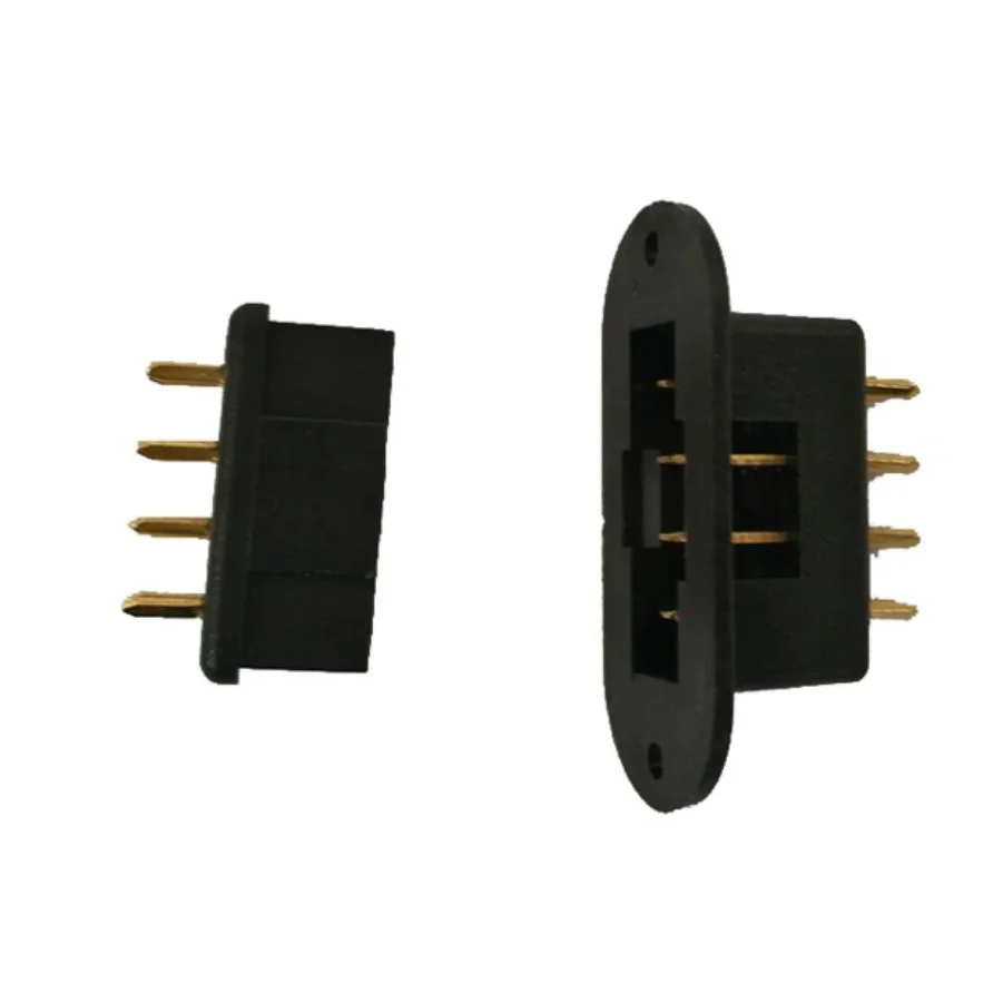 2 Pairs Gold Plated Servo connector MPX 8 pins connector plug for RC hobby Model Car Plane RC accessories