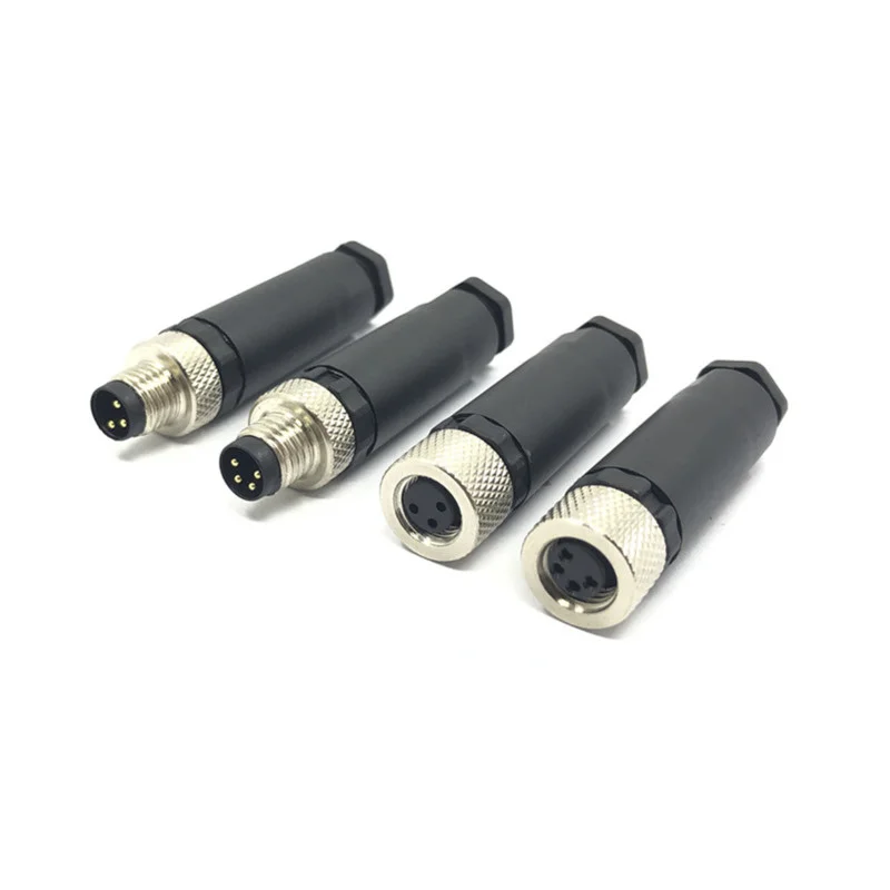 Разъем M8, 3 штыря, штекер, гнездо, Ip67, Ce , Rohs
