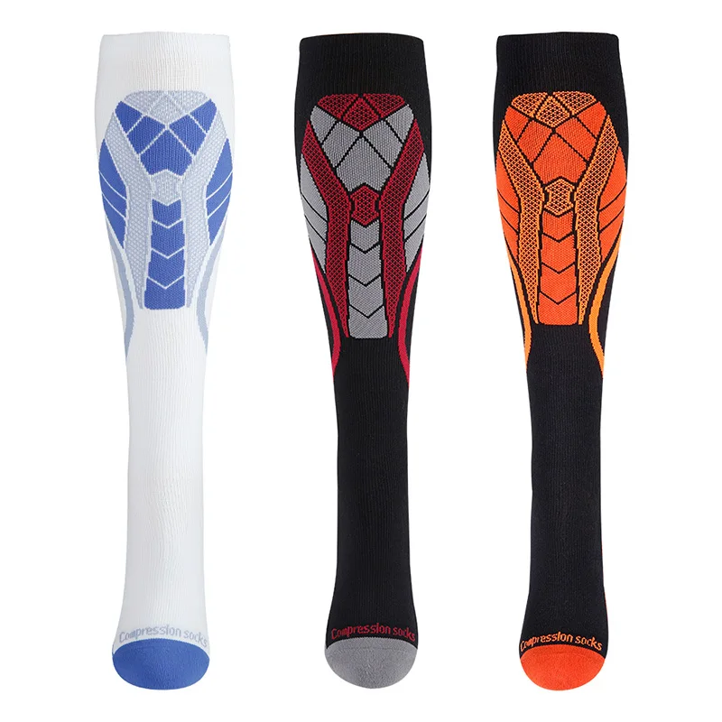 

Long-Tube Calf Compression Socks Professional Outdoor Cycling Hiking Marathon Running Socks Sports Compression Socks