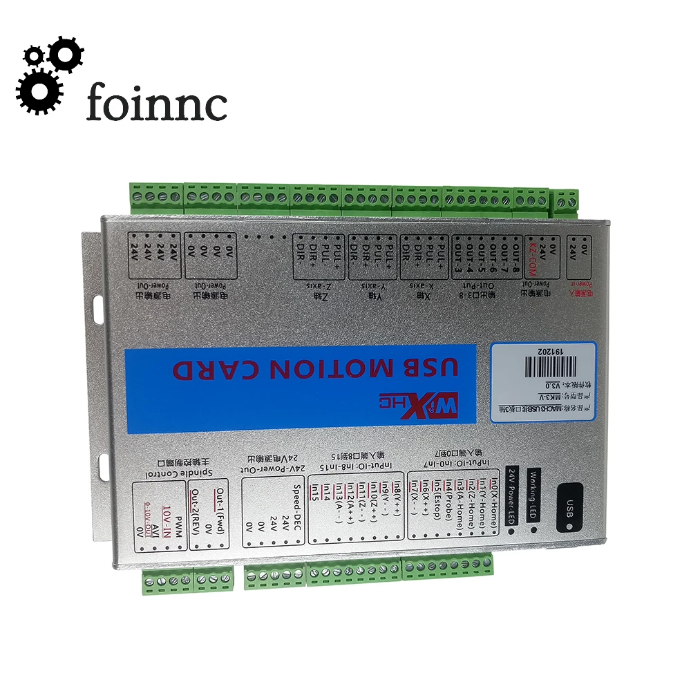 Match3/4 USB Cable CNC Controller Core synthesis controller+Digital Display Handwheel laser flame, plasma cutting machine