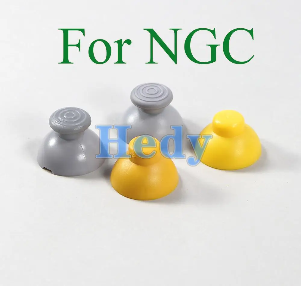 1 conjunto = 2 peças de tampas antiderrapantes para joystick analógico, para gamecube ncg controlador esquerda e direita l r