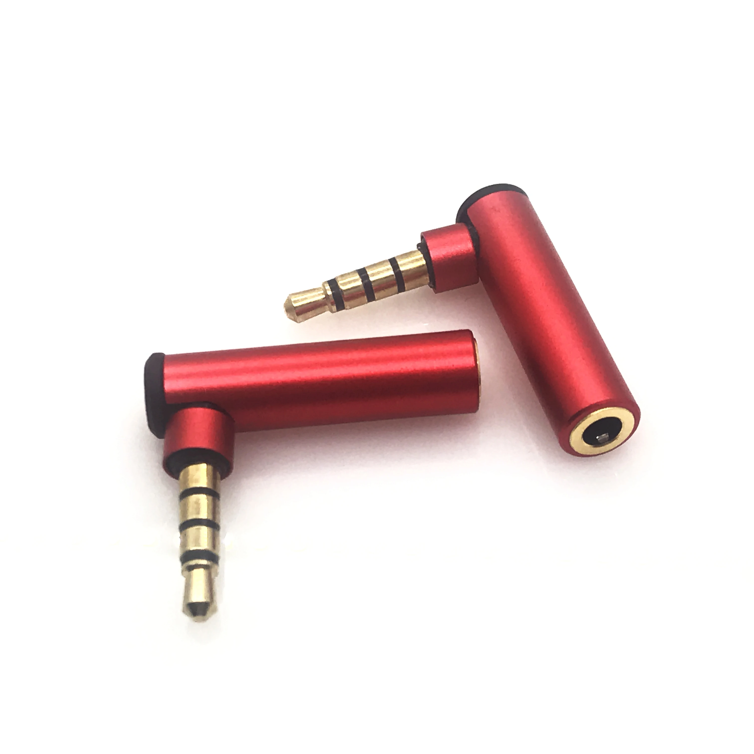 

10pcs New 3.5mm L-shape Male to Female Right Angled Adapter Audio Connector Microphone Jack Stereo Plug