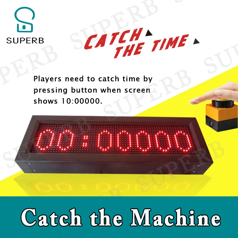 Escape room prop catch the time prop challenge 10 seconds lattice screen series real life escape game second machine catch time