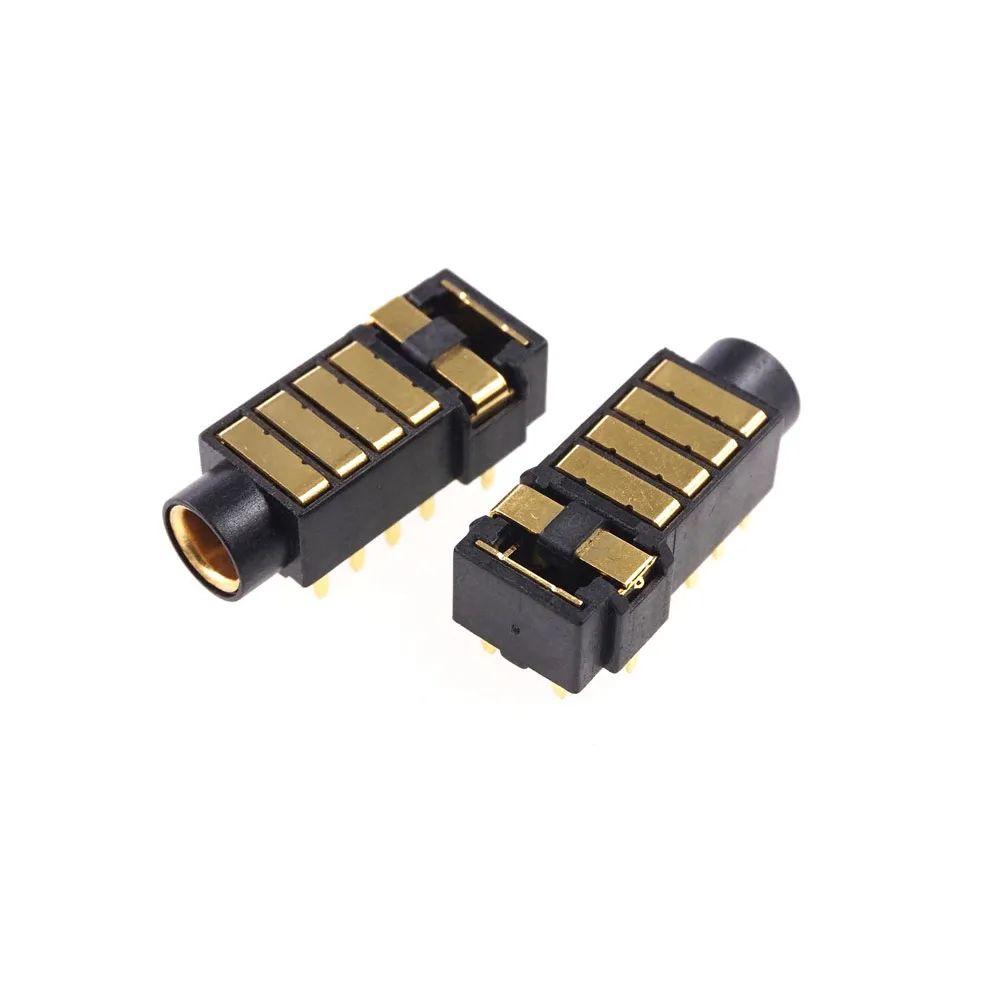 2 pz TRRRS PJ-4.5 placcato oro 4.5 MM presa di corrente per cuffie Pin 5 poli Audio per lettore Sony 4.4 presa di equilibrio