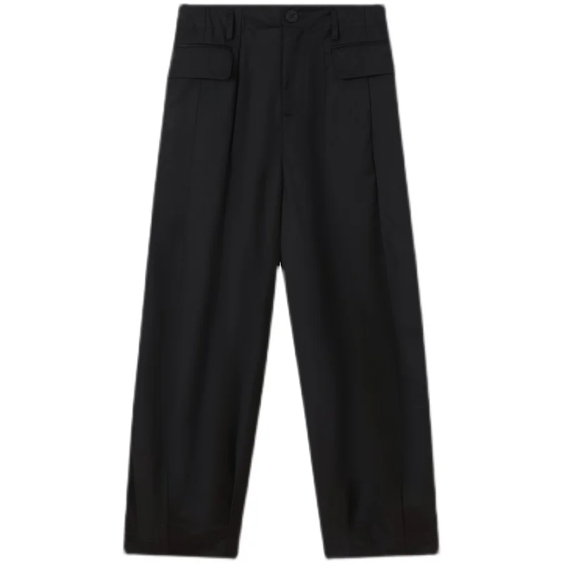 Japan Harajuku Streetwear Loose Casual Wide Leg Kimono Trousers Man Korean Style Vintage Harem Pants Male Stage Clothing