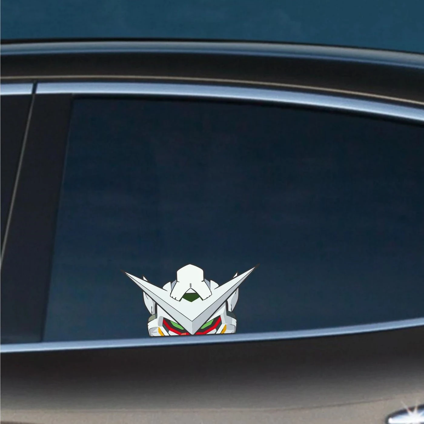 Three Ratels A436 GUNDAM #2 PEEKING Car Sticker For Audi A6 Windowed Decoration Vinyl Waterproof Can Customize Decal