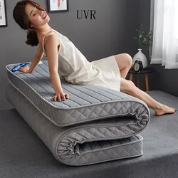 UVR Natural Latex Mattress Memory Foam Filling High Quality Comfortable Cushion Full Size Thicken Student Mat Floor Sleeping Mat