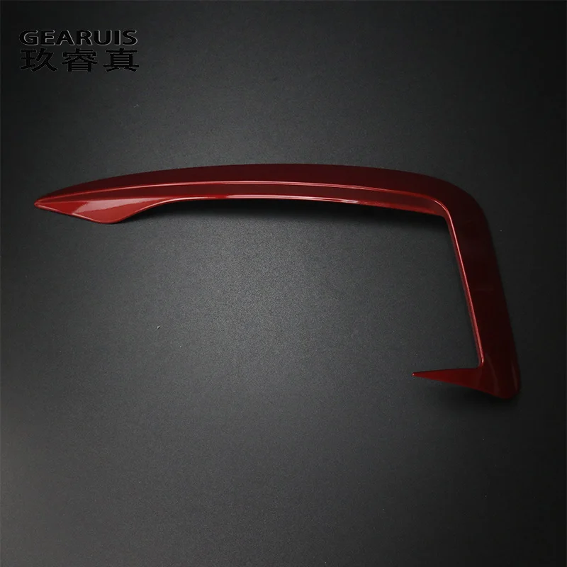 Car Styling Front Fog Lamp Wind Knife Cover Strips Trim For Audi A4 B9 Sport style Spoiler Air Knife Modified Auto Accessories