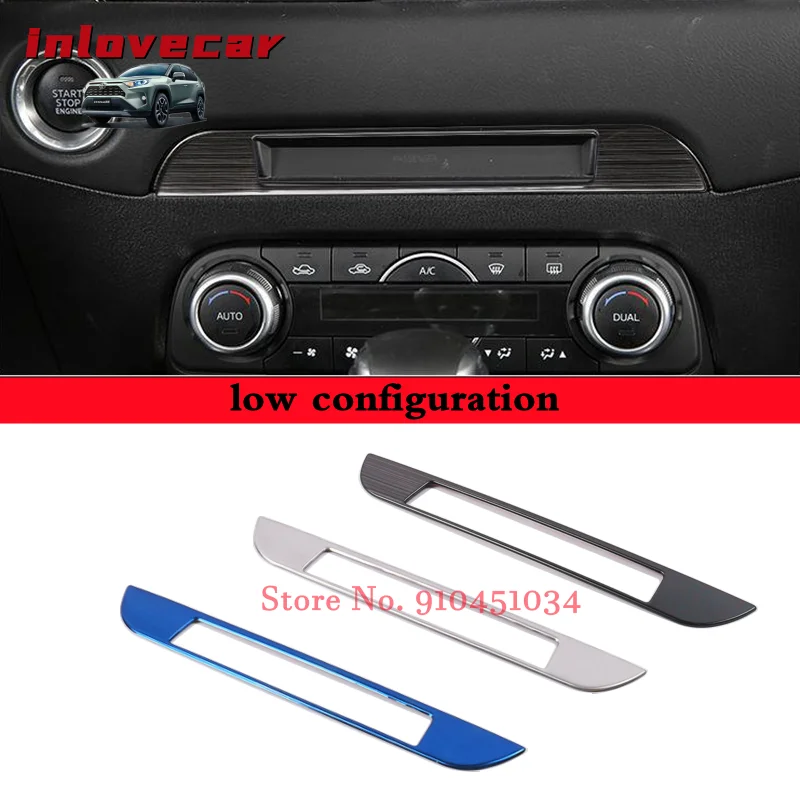 

For Mazda CX-5 CX5 Accessories 2020-2017 Car Center Console CD Panel Trim Frame Cover Sticker Interior Mouldings Car Styling