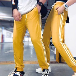 Men/Women Pant 2022 Sport Elastic Waist Casual Breathable Sweatpants Homme Fitness Joggers Trousers Unisex Sportwear