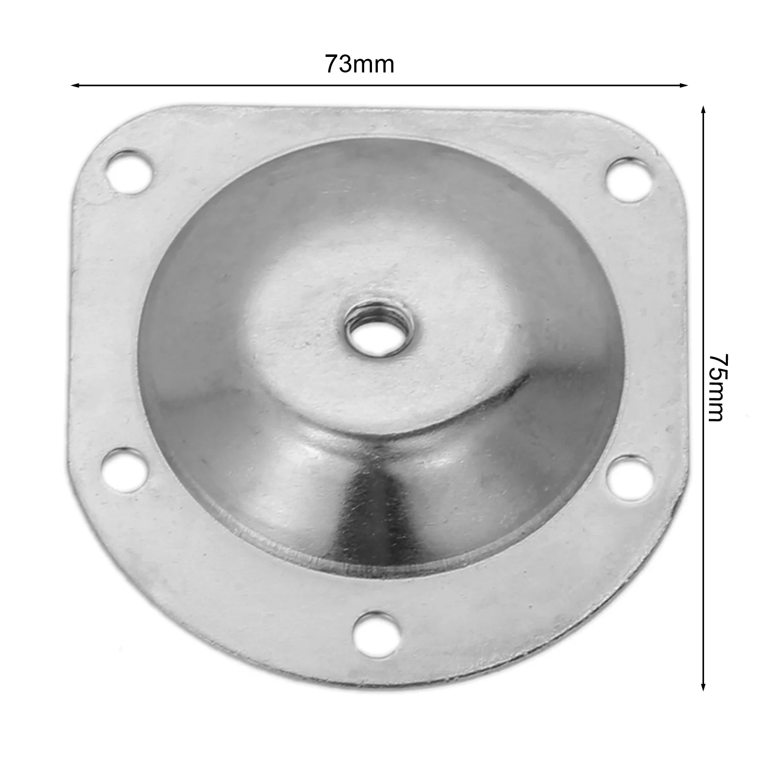 Plaque de fixation en alliage de Zinc, 4 pièces, support de montage pour meubles, Table, canapé-lit, accessoires