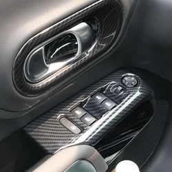 Chrome Window Switch Panel Decorative Cover for CITROEN C5 Aircross 2017 2018 Carbon Look Car Detector Stick Styling