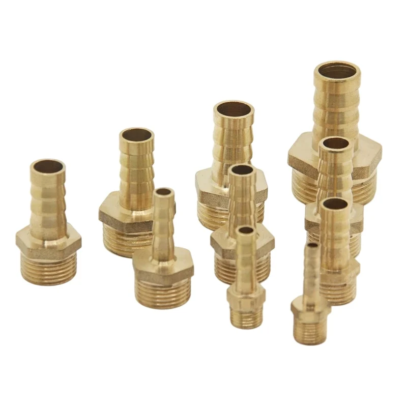 Brass Pipe Fitting 4mm 6mm 8mm 10mm 12mm Hose Barb Tail 1/8\