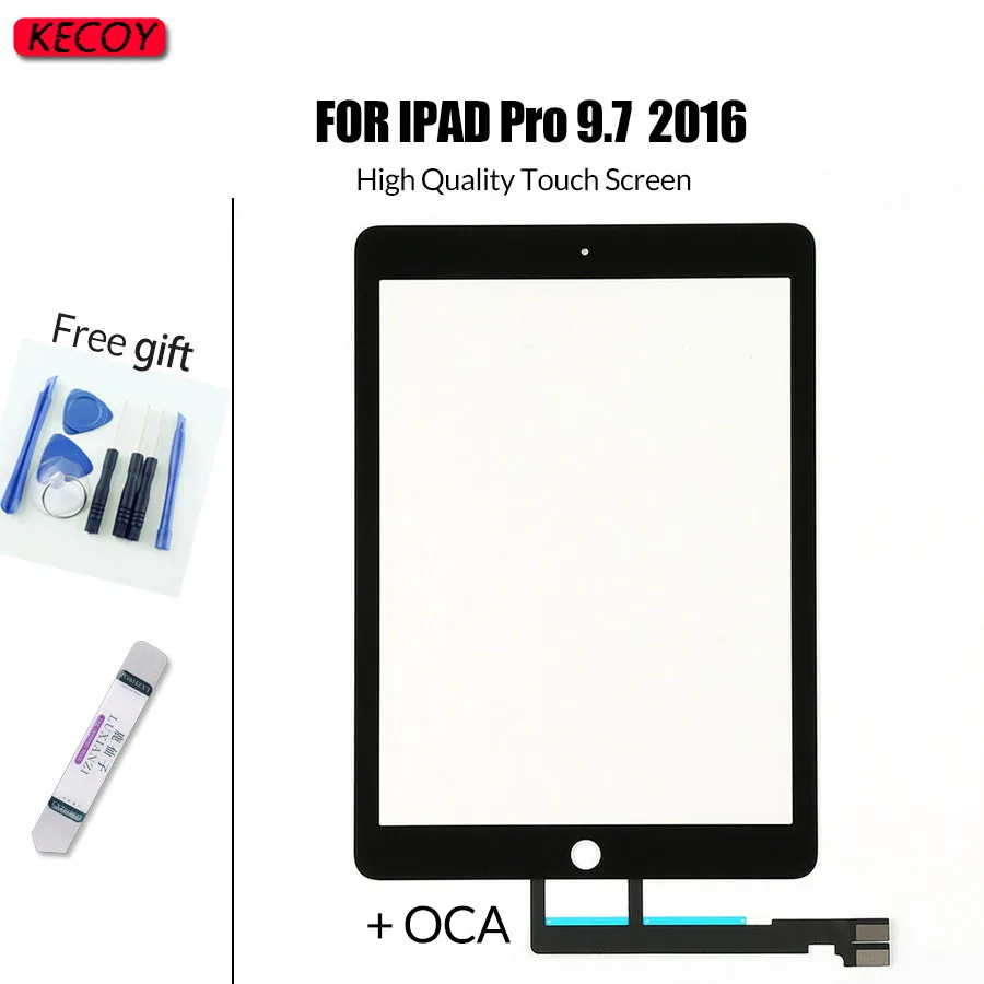 1Pcs Touchscreen Orginal For iPad Pro 9.7 Outer Touch Screen Digtizer Front Glass Senor Replacement A1673 A1674 A1675 Panel Part