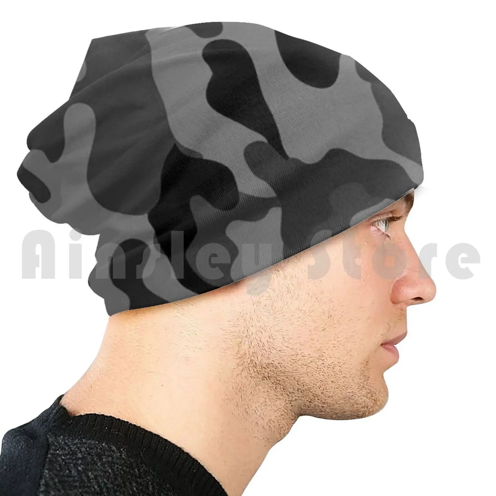 Gray Camouflage Hat 1603 Hat A Cute Gray Camouflage image 3