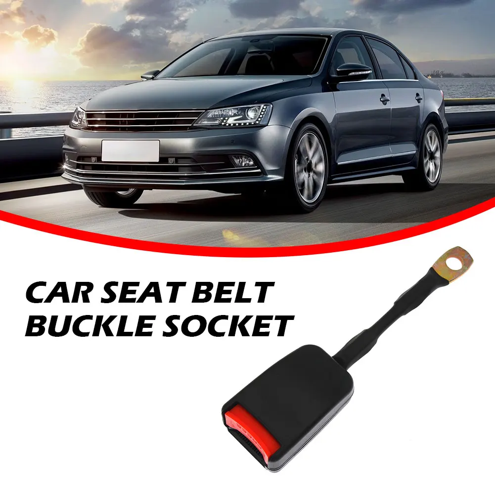 Car Seat Belt Buckle Clip Lock Extender Auto Car Front Safety Belt Seatbelt Buckle Socket Plug Female Connector Accessories