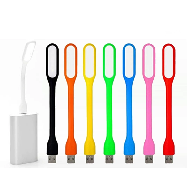 Mini lampe LED pliable Portable USB 5V 1.2W, Port USB, Power Bank, ordinateur tablette PC