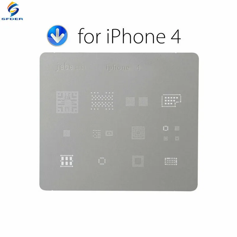 15PCS Motherboard IC Chip Ball Soldering Net Steel Plate For IPhone7 7P 8 8P X  11 12 pro max mini CPU Repair Tools