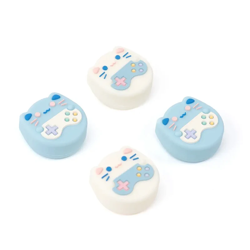 Joy-Conコントローラー用の親指のソフトコントロールキャップ,Nintendo Switch用の保護ケース