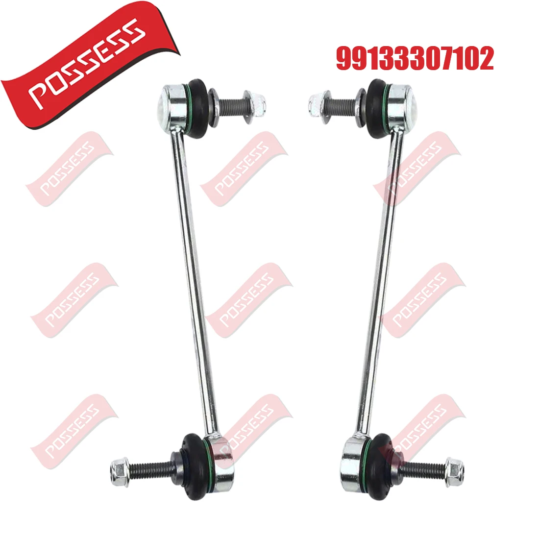 A Pair of  Rear Axle Sway Bar End Stabilizer Link Ball Joint  For Porsche 991 911 Convertible 911 Targa 2012-2019