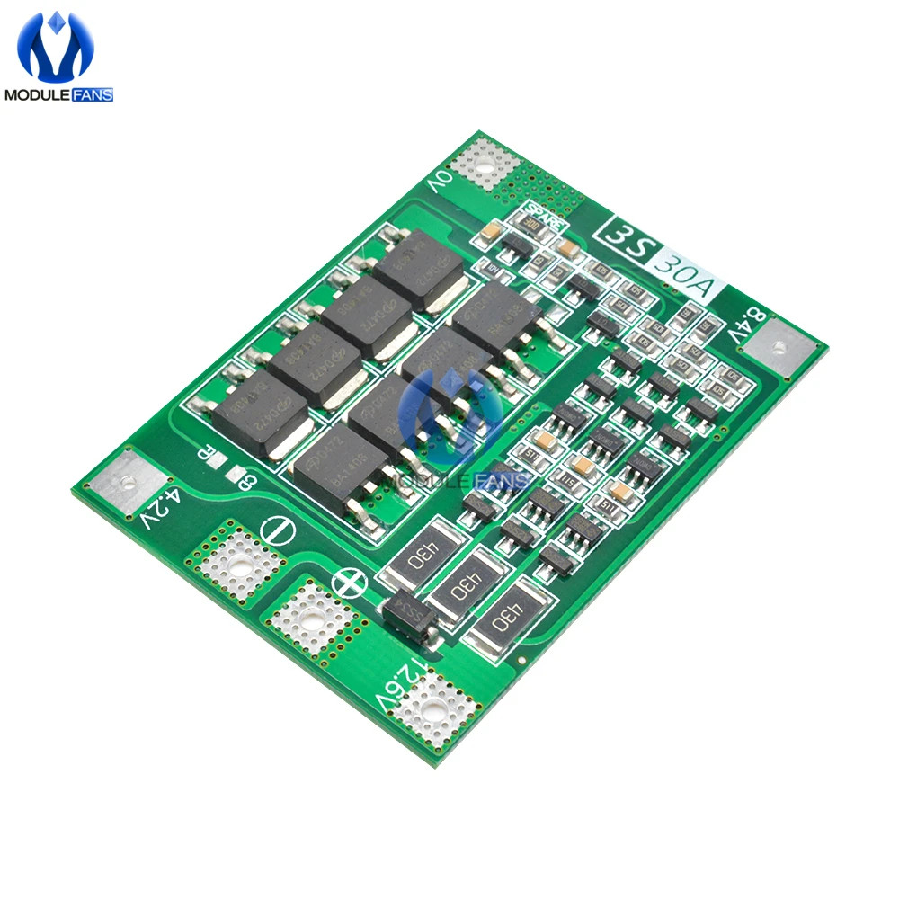 3/4/5S BMS Balancer 10/15/20/25/30/40/60/100A 12/24V Li-Ionen-Lithium-Batterie-Ladegerät-Schutzplatine 18650 BMS Equalizer Enhance – Detail 3